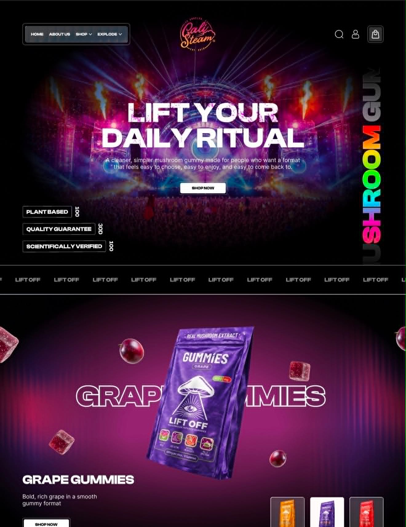 Calisteam — Website + Shops + Booking